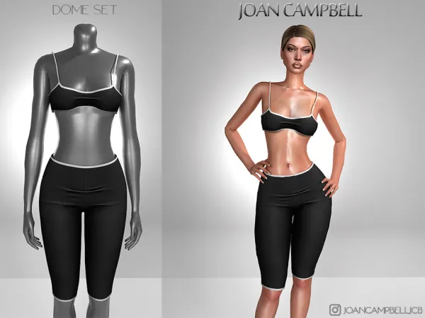 Alpha DOME SET by Joan_Campbell_Beauty_ - The Sims 4 Custom Content