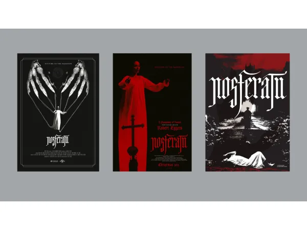 Mix Nosferatu Posters by knockathedoor - The Sims 4 Custom Content