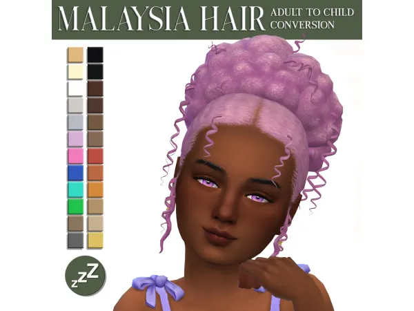 Sims 4 ORCHIONA HAIR CONVERSIONS by sleepyz-sims