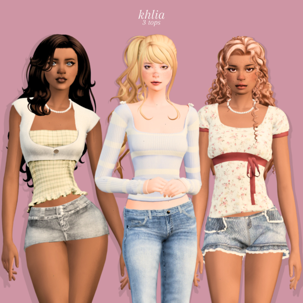 Maxis Match seline set by simsfinds - The Sims 4 Custom Content