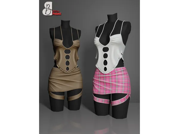 Alpha BillionProject Varika Set - The Sims 4 Custom Content