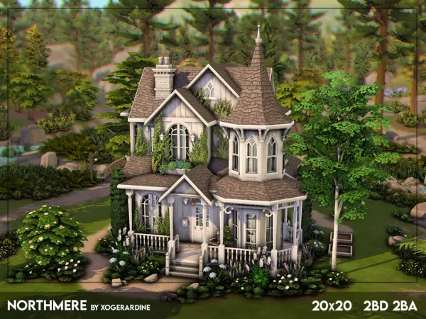 Sims 4 Northmere (NO CC) by xogerardine