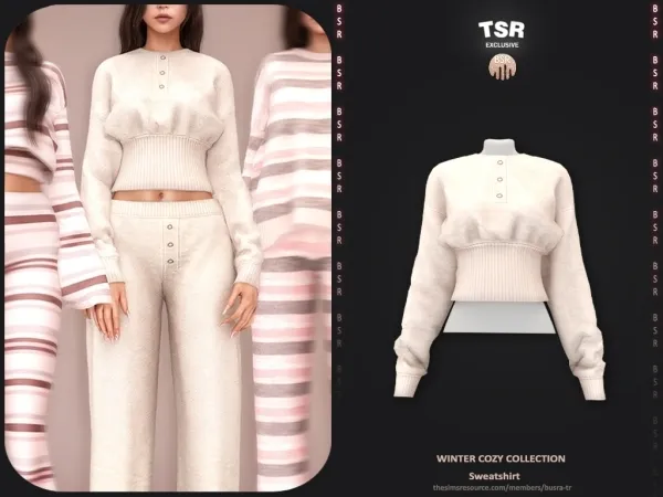 Alpha SET Winter Cozy Collection BD1655 - The Sims 4 Custom Content