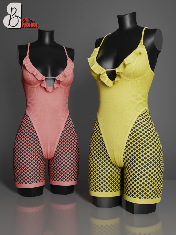 Alpha BillionProject Chaterine Jumsuit by billion_project666 - The Sims 4 Custom Content