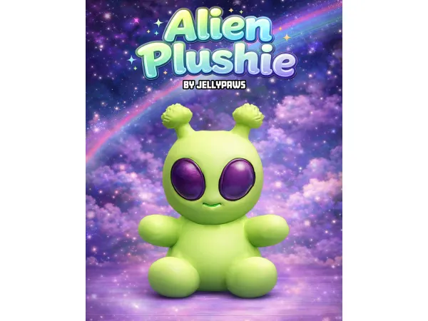 Mix Alien Plushie by melunn - The Sims 4 Custom Content