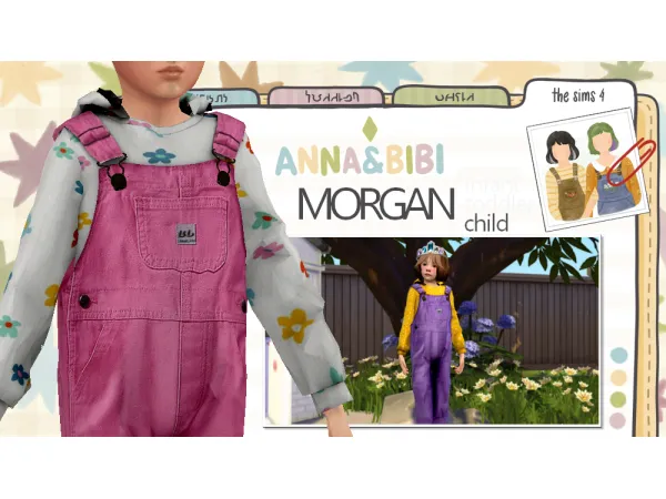 Alpha Morgan Child [AnnaBibi] - The Sims 4 Custom Content