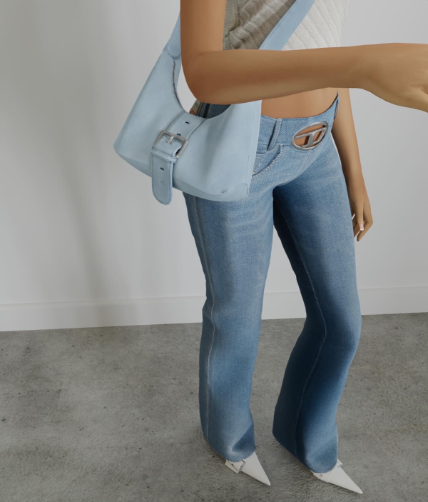 Alpha paloma wool leonora mini bag by simsfinds - The Sims 4 Custom Content