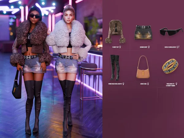 Alpha Kiara Lookbook - The Sims 4 Custom Content