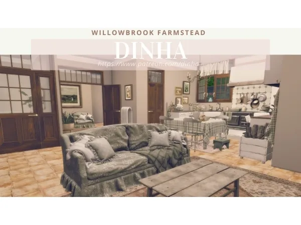 Alpha WILLOWBROOK FARMSTEAD DOWNLOAD TOUR CREATORS - The Sims 4 Custom Content