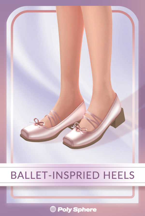 Alpha Ballet Inspired Heels by simsfinds - The Sims 4 Custom Content
