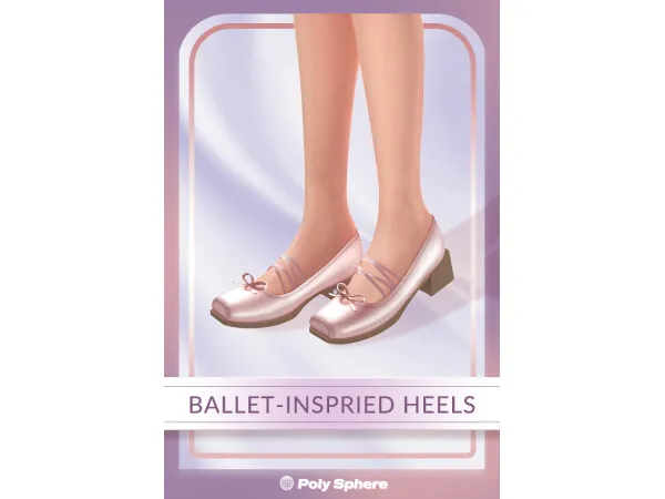 Alpha Ballet Inspired Heels by PolySphere - The Sims 4 Custom Content
