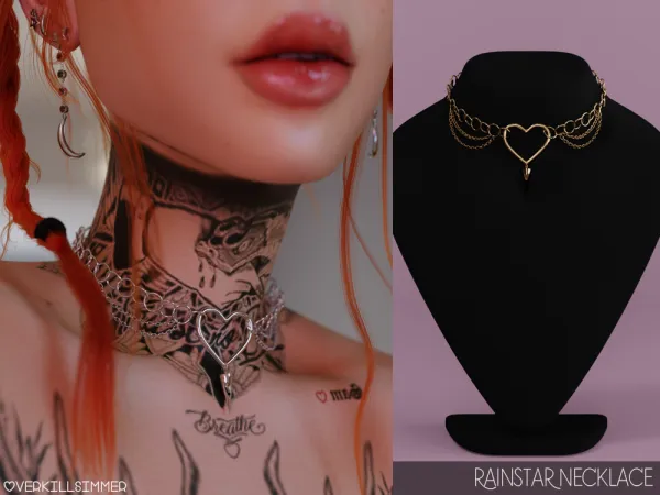 Mix Rainstar necklace - The Sims 4 Custom Content