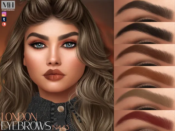 Sims 4 London Eyebrows N443