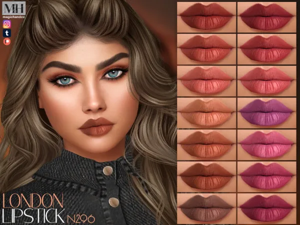 Sims 4 London Lipstick N296