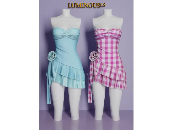 Sims 4 LS-Okta Mini Dress