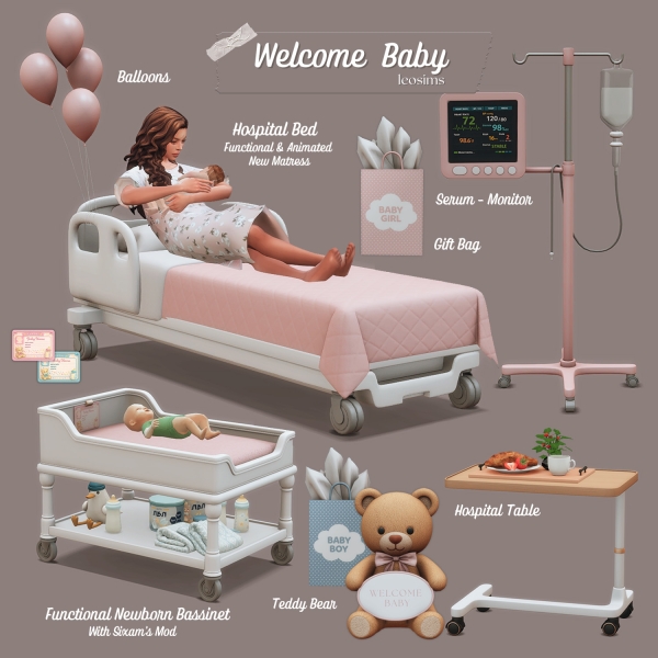 Mix Welcome Baby by leosims4cc - The Sims 4 Custom Content