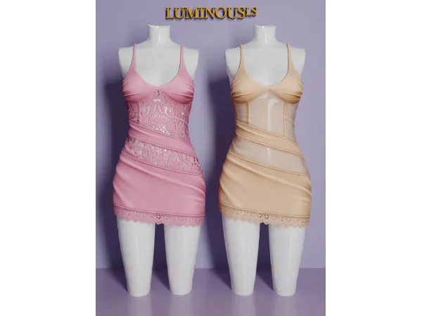 Alpha LS Aka Dress - The Sims 4 Custom Content
