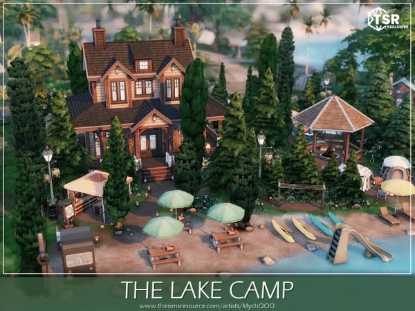 Sims 4 The Lake Camp by MychQQQ