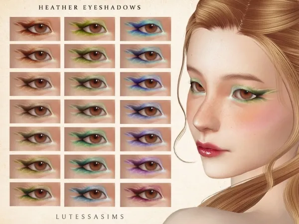 Sims 4 Heather Eyeshadows