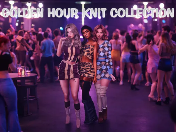 Sims 4 Daph's GOLDEN HOUR KNIT COLLECTION