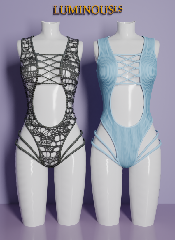Alpha LS Daesy Lingerie by mayoret - The Sims 4 Custom Content