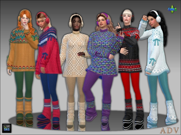 Maxis Match Outfits for teens and young adults by artedellavita_mabra - The Sims 4 Custom Content
