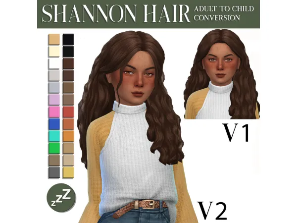 Sims 4 OAKIYO HAIR CONVERSIONS by sleepyz sims