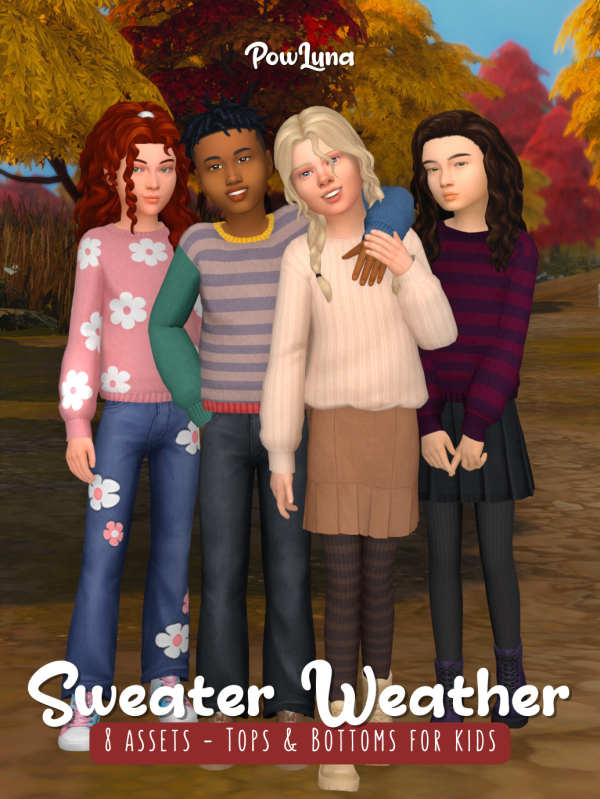 Maxis Match SWEATER WEATHER set by simsfinds - The Sims 4 Custom Content