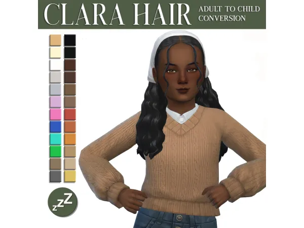 Sims 4 OAKIYO HAIR CONVERSIONS by sleepyz sims