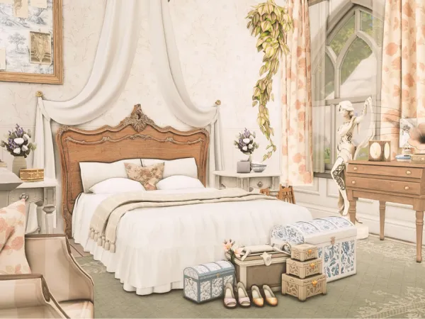 Maxis Match Eloise Bedroom Room - The Sims 4 Custom Content
