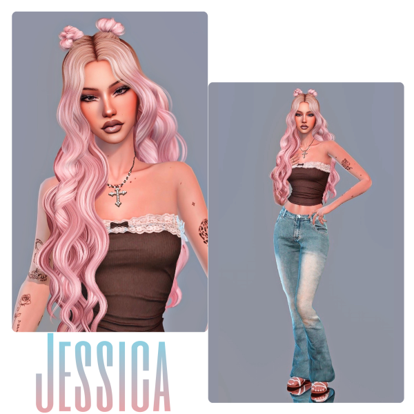 Alpha Jessica Sim by fatalsimss - The Sims 4 Custom Content