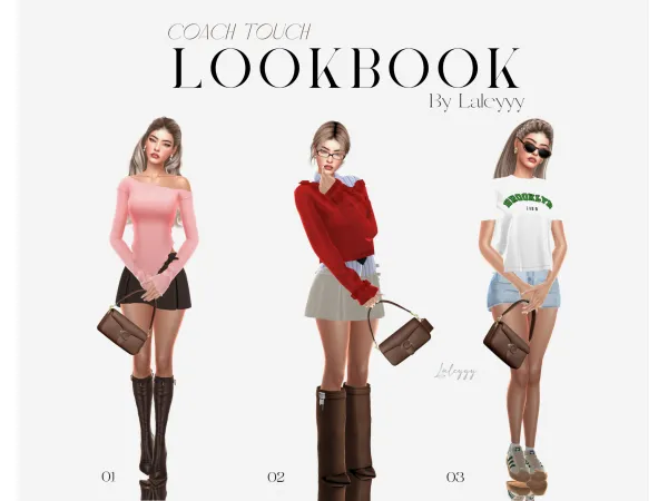Sims 4 Coach Touch Lookbook By Laleyyysims