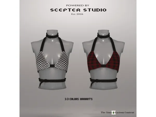 Sims 4 Marceline Crop-top Sling Strap by Scepter