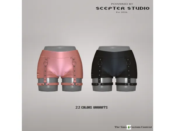 Sims 4 Belladonna Short Pants by Scepter
