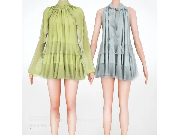 Chlou00e9 Mini Cape Dress by charonlee