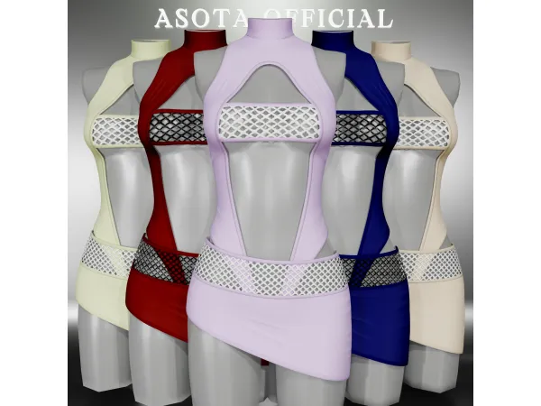 Alpha [ASOTA OFFICIAL] Julee Outfit - The Sims 4 Custom Content
