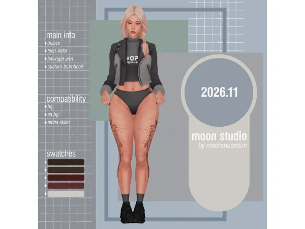 Mix tattoo 202611 - The Sims 4 Custom Content