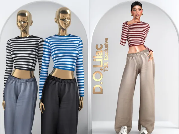 Alpha Comfort Street Set DO120 - The Sims 4 Custom Content