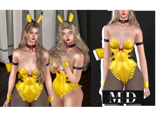 Alpha NEW 43310450277903 SEXY PIKA PIKA COSPLAY43310450277903 - The Sims 4 Custom Content