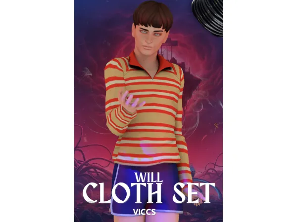 Maxis Match VICCS_ WILL CLOTHES SET (TEEN ELDER) - The Sims 4 Custom Content