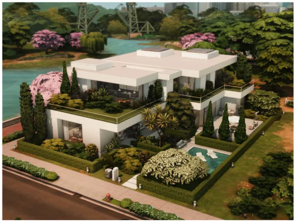Sims 4 MM. Modern House 144 by Merin_Martini