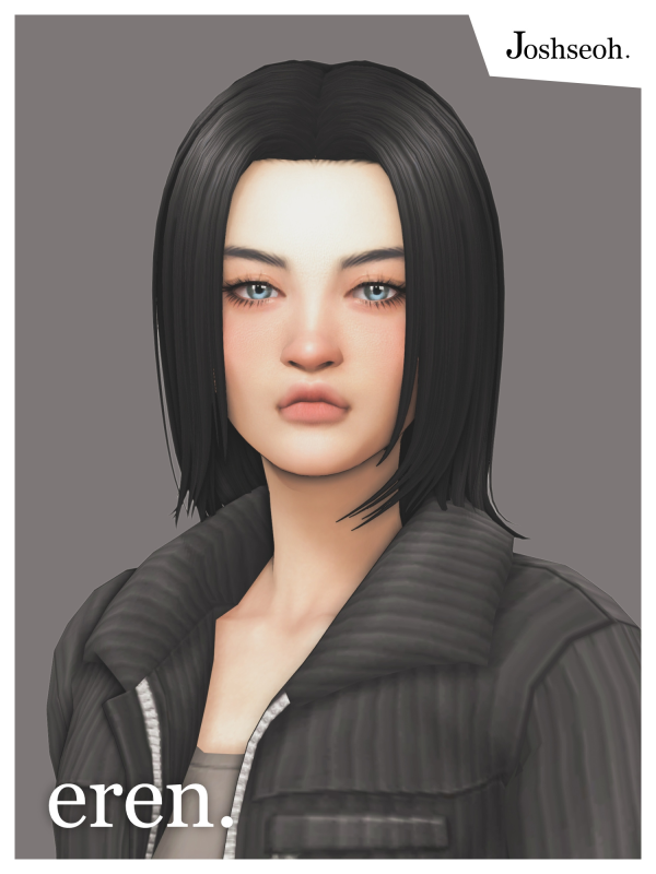 Maxis Match Eren Yeager Long Version by simsfinds - The Sims 4 Custom Content
