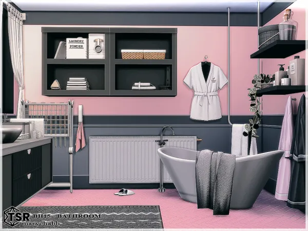 Mix BH15 Bathroom - The Sims 4 Custom Content