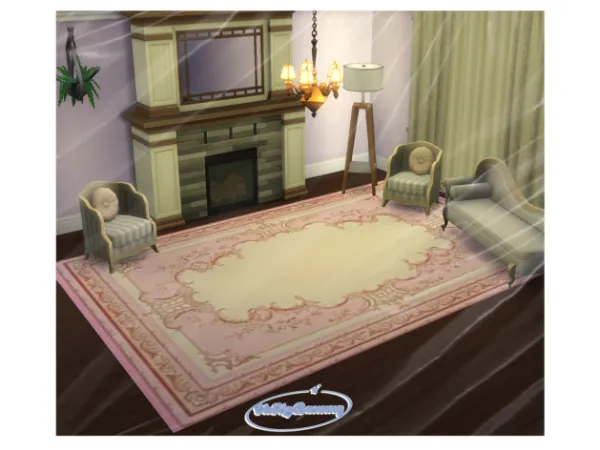 Alpha Princess Rug - The Sims 4 Custom Content