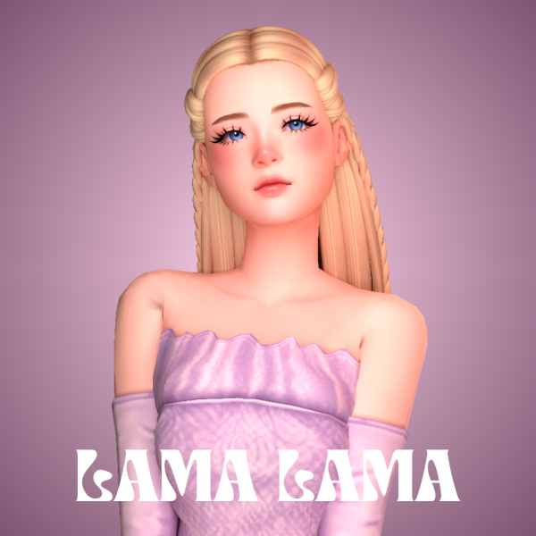 Maxis Match Hair Rapunzel by simsfinds - The Sims 4 Custom Content