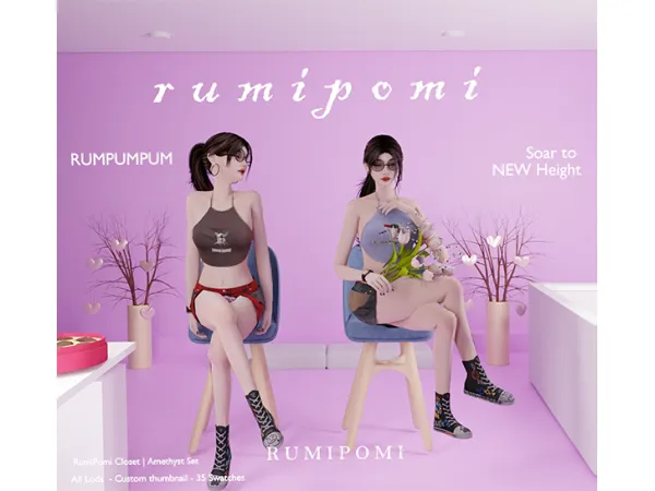 Alpha Rumpumpum_Amethyst - The Sims 4 Custom Content