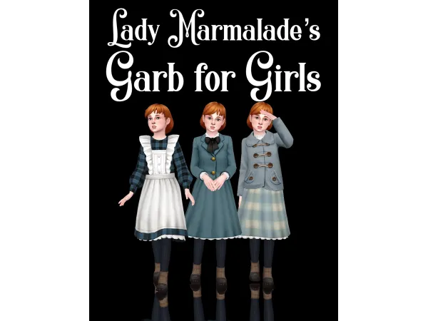 Maxis Match Lady Marmalade's Garb for Girls by esotericas - The Sims 4 Custom Content
