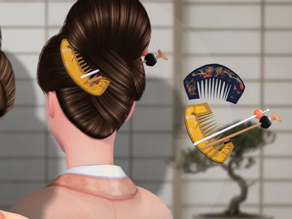 Alpha Rina Hairstyle Accessories - The Sims 4 Custom Content