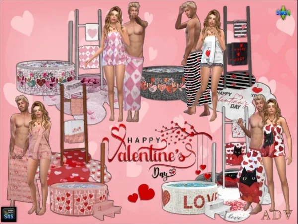 Maxis Match Valentine's Day Special - The Sims 4 Custom Content