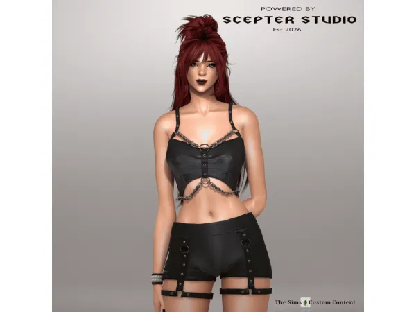 Sims 4 Alianna Crop Top by Scepter